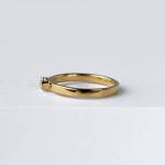 Złoty pierścionek zaręczynowy podziw miniaturka 2