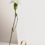 Złote obrączki drobno młotkowane miniaturka 2