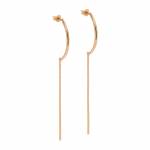 złote kolczyki moon 05 miniaturka