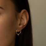 kolczyki hoops 06 gold miniaturka 1