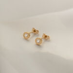 złote kolczyki z brylantami 0.06 ct infinity 01 miniaturka 2