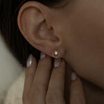 złote kolczyki z brylantami infinity 05 miniaturka 1