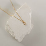 złoty naszyjnik z brylantem 0.06 ct infinity 01 miniaturka 2