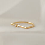 złoty pierścionek z brylantem infinity 04 miniaturka 2