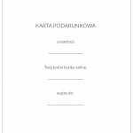 Złote karta podarunkowa 100 zł miniaturka 1