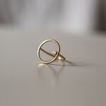 złoty pierścionek z brylantem 0.11 ct infinity 07 miniaturka 2
