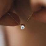 złoty naszyjnik z brylantem 0.5 ct infinity 04 miniaturka 2