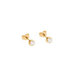 złote kolczyki z brylantami 0.32 ct infinity 08 miniaturka 2