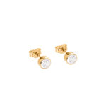 złote kolczyki z brylantami 0.7 ct infinity 08 miniaturka
