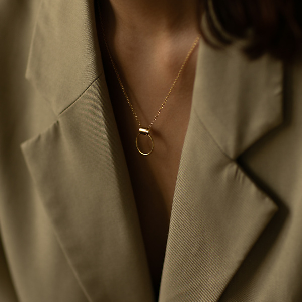 Naszyjnik Hoops 02 gold