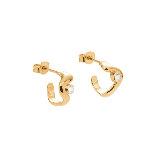 Złote unikat nr 003 - ręcznie wykonana biżuteria