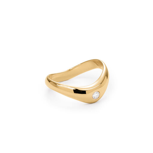 Złoty unikat nr 004 - ręcznie wykonana biżuteria