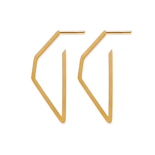 Złocone kolczyki subtle no1 gold