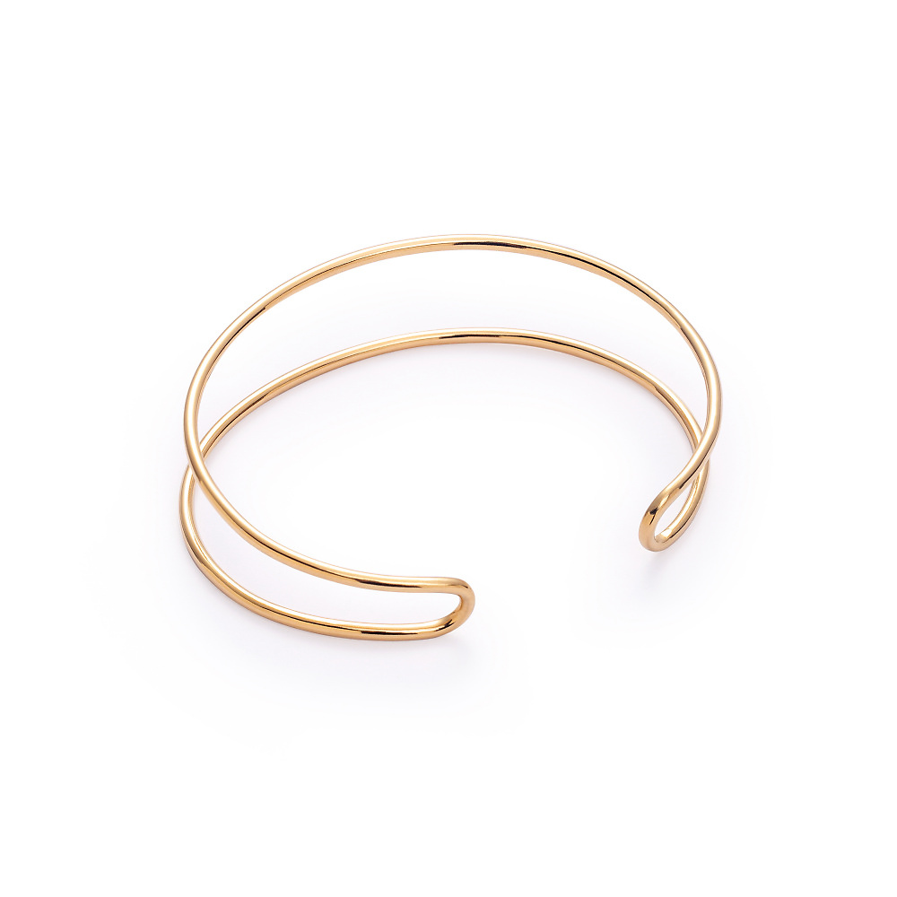 moon 01 gold bracelet - ręcznie wykonana bezkompromisowa biżuteria
