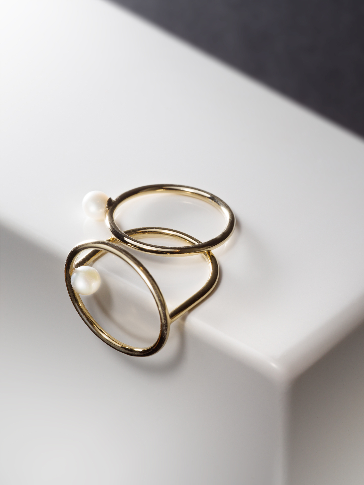 złoty pierścionek z perłą imagine 01 dodatkowe zdjęcie 3