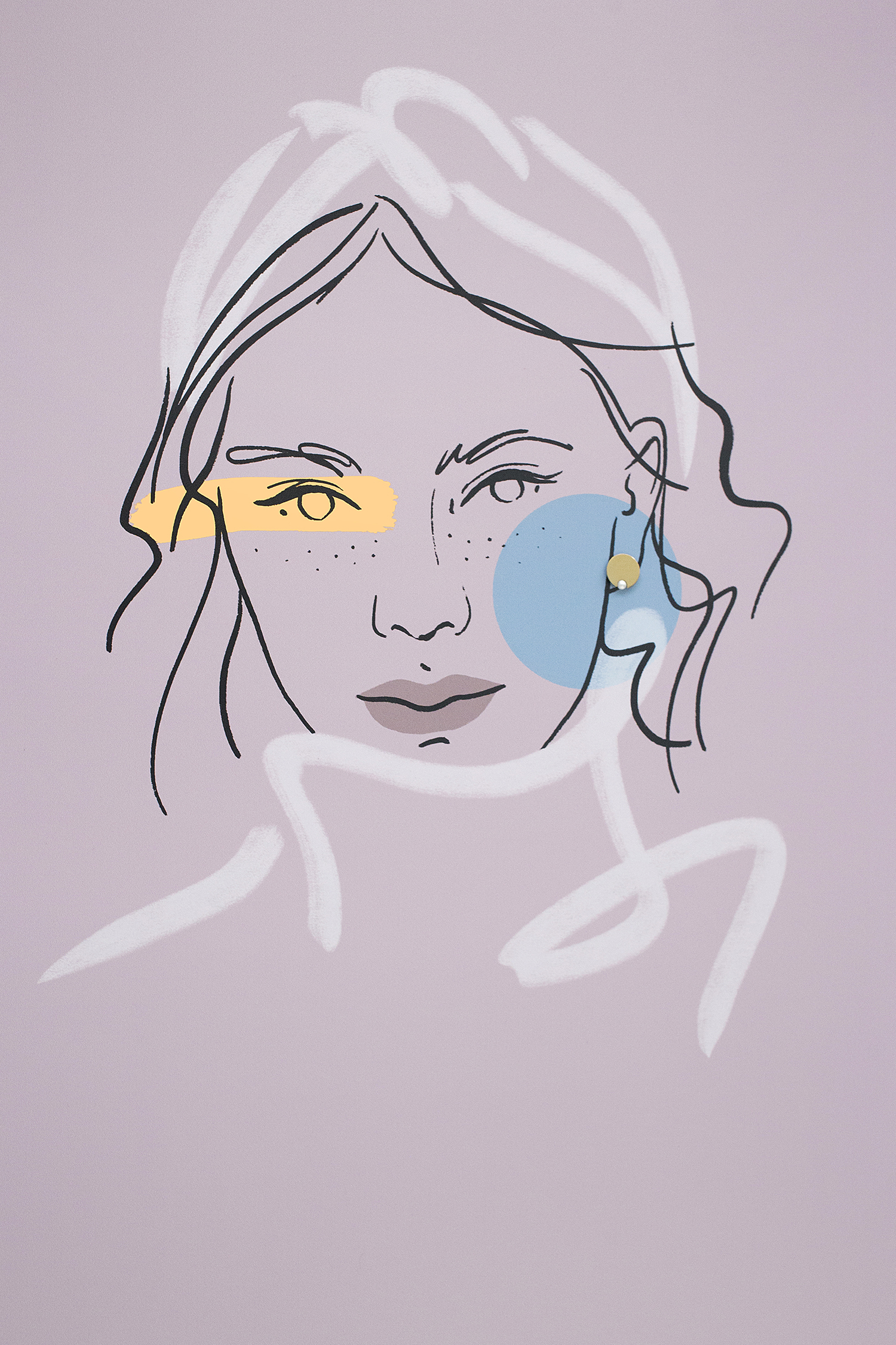 kolczyki muse 06 gold dodatkowe zdjęcie 2