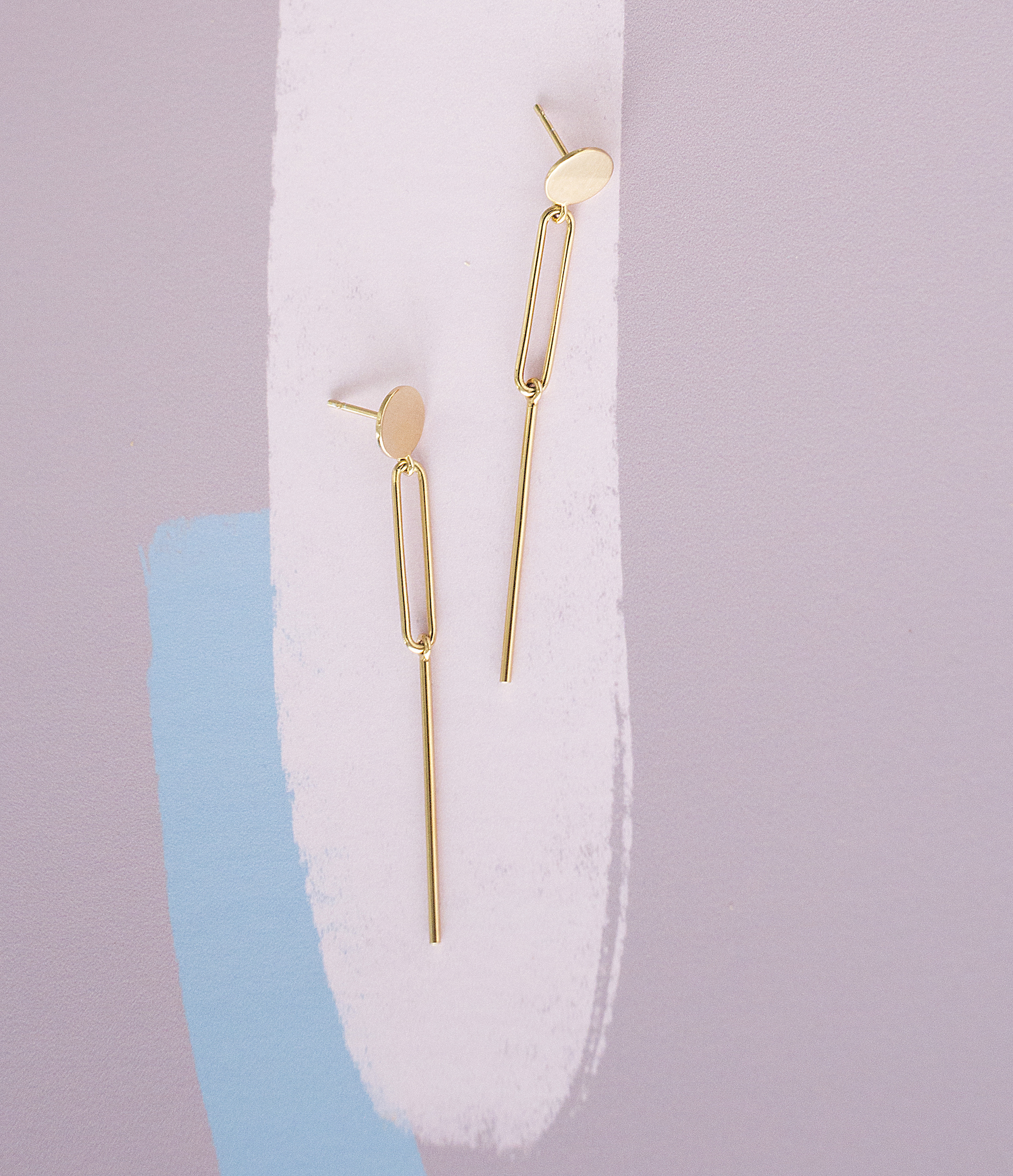 kolczyki muse 07 gold dodatkowe zdjęcie 3