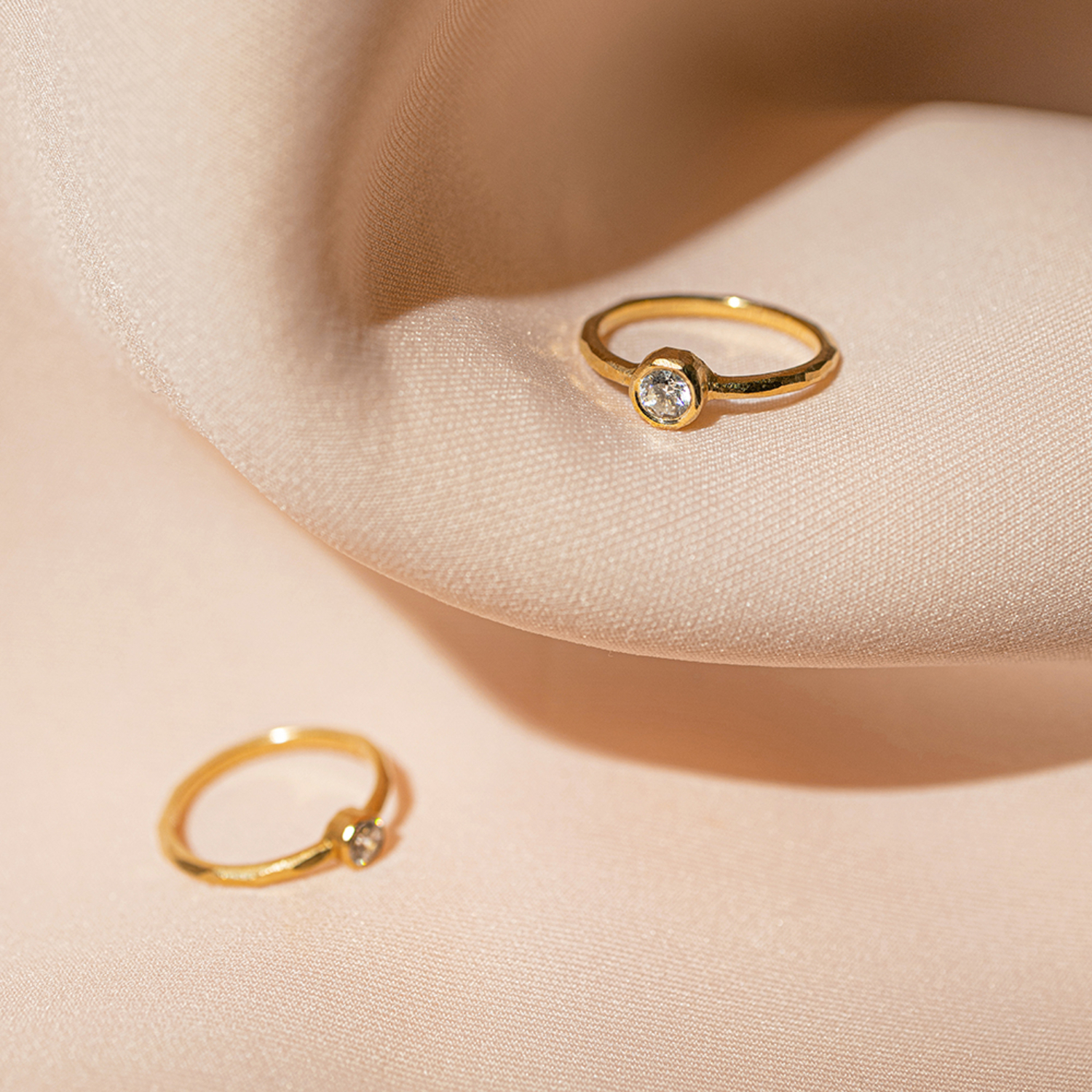 Złoty pierścionek zaręczynowy wiara dodatkowe zdjęcie 1