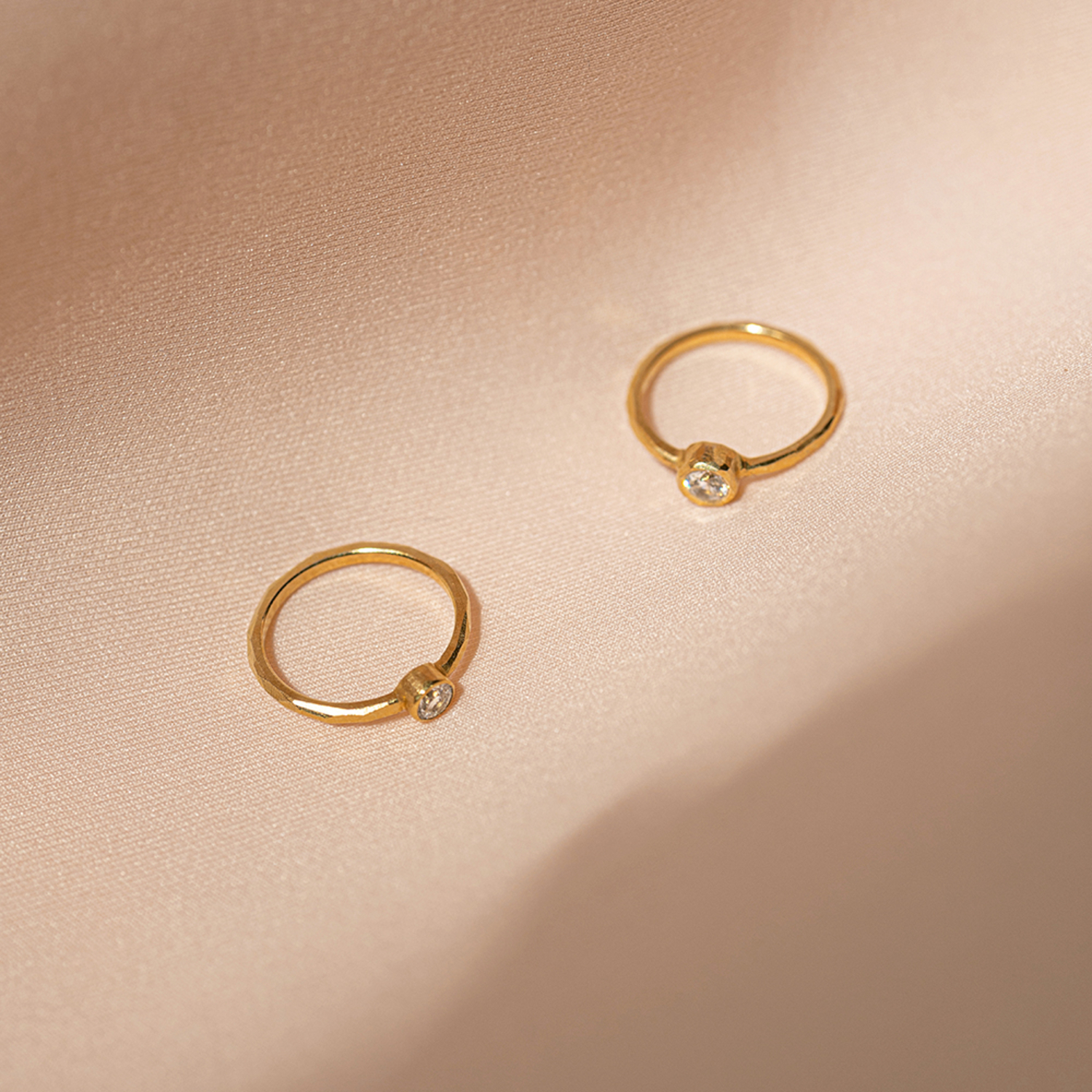 Złoty pierścionek zaręczynowy wiara dodatkowe zdjęcie 2