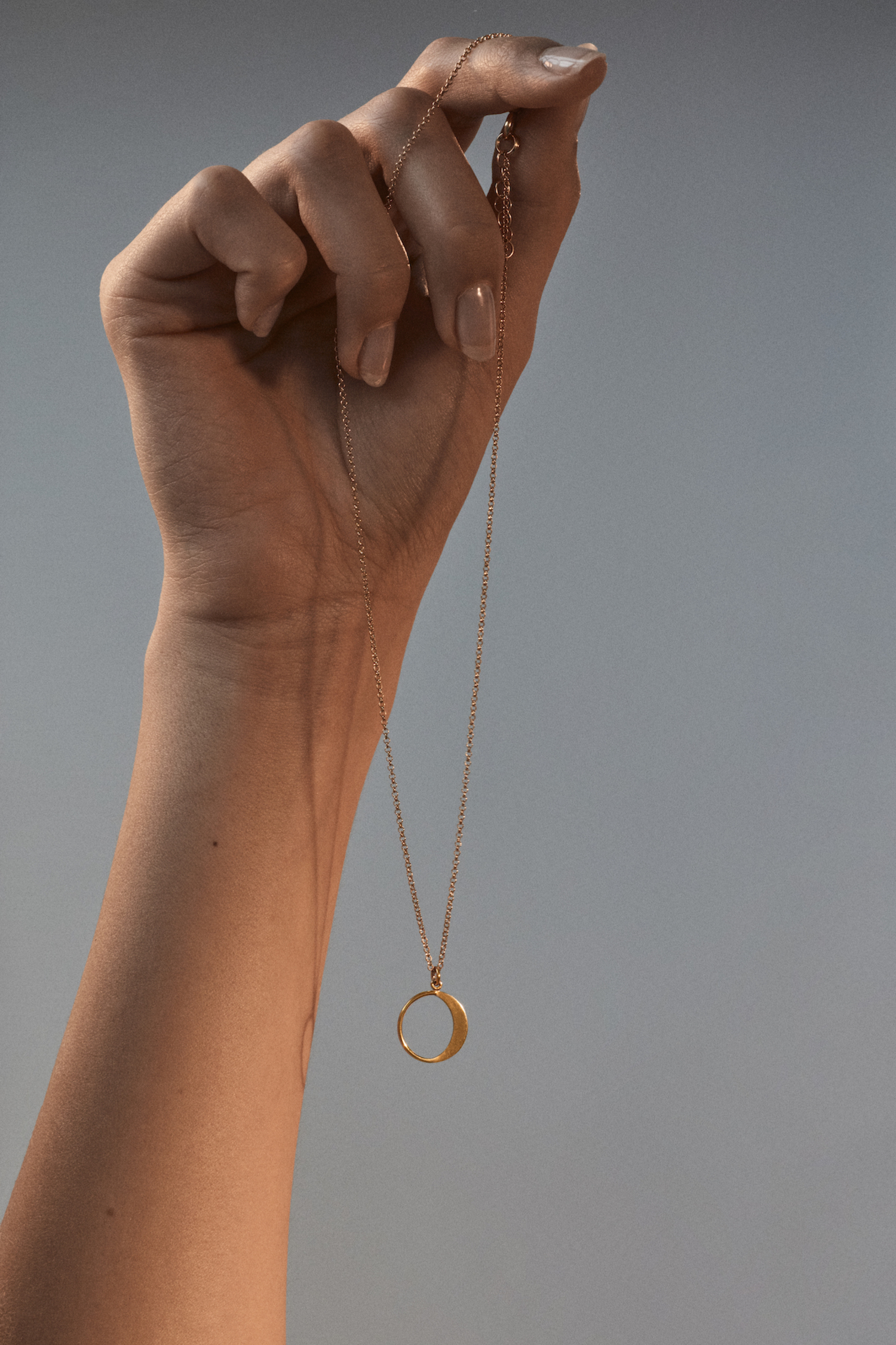 złoty naszyjnik moon 01 dodatkowe zdjęcie 3