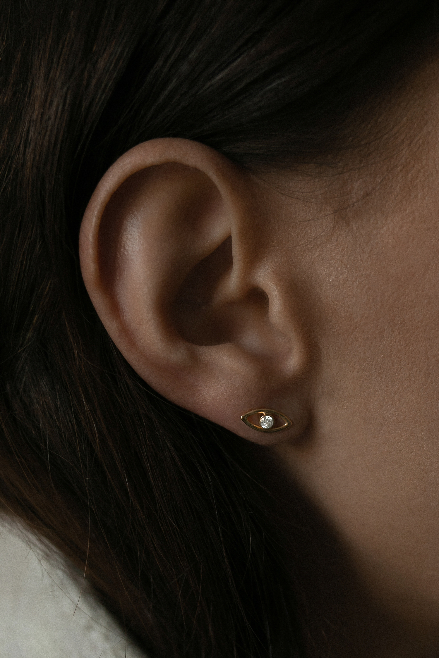 złote kolczyki z brylantami infinity 06 dodatkowe zdjęcie 1