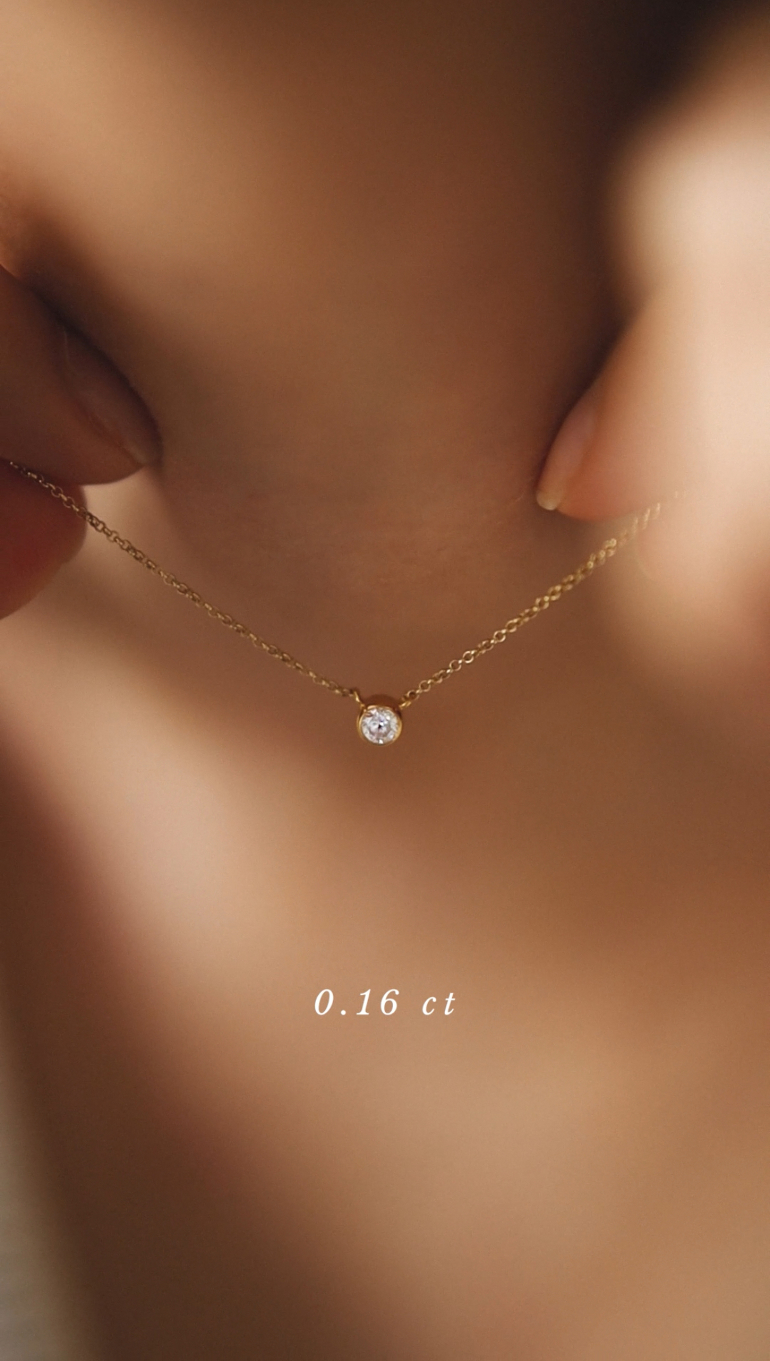złoty naszyjnik z brylantem 0.16 ct infinity 04 dodatkowe zdjęcie 2