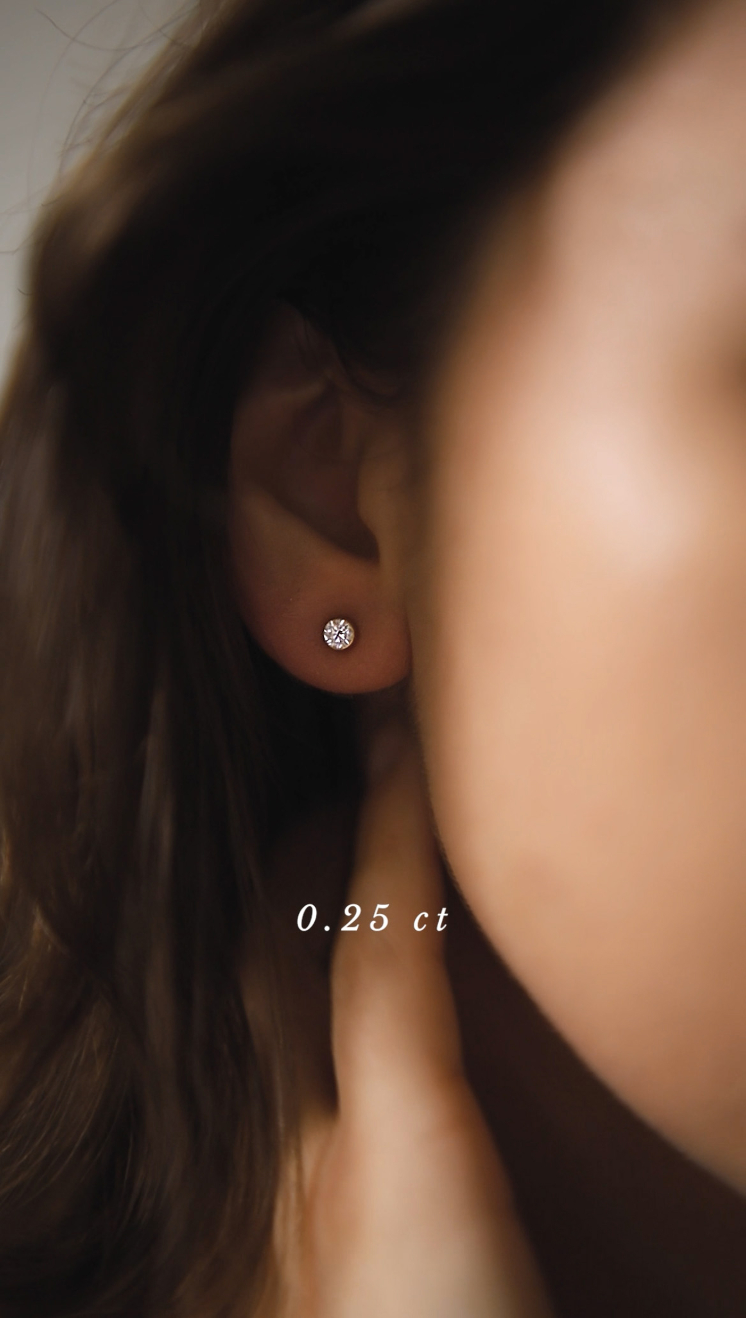 złote kolczyki z brylantami 0.5 ct infinity 08 dodatkowe zdjęcie 1